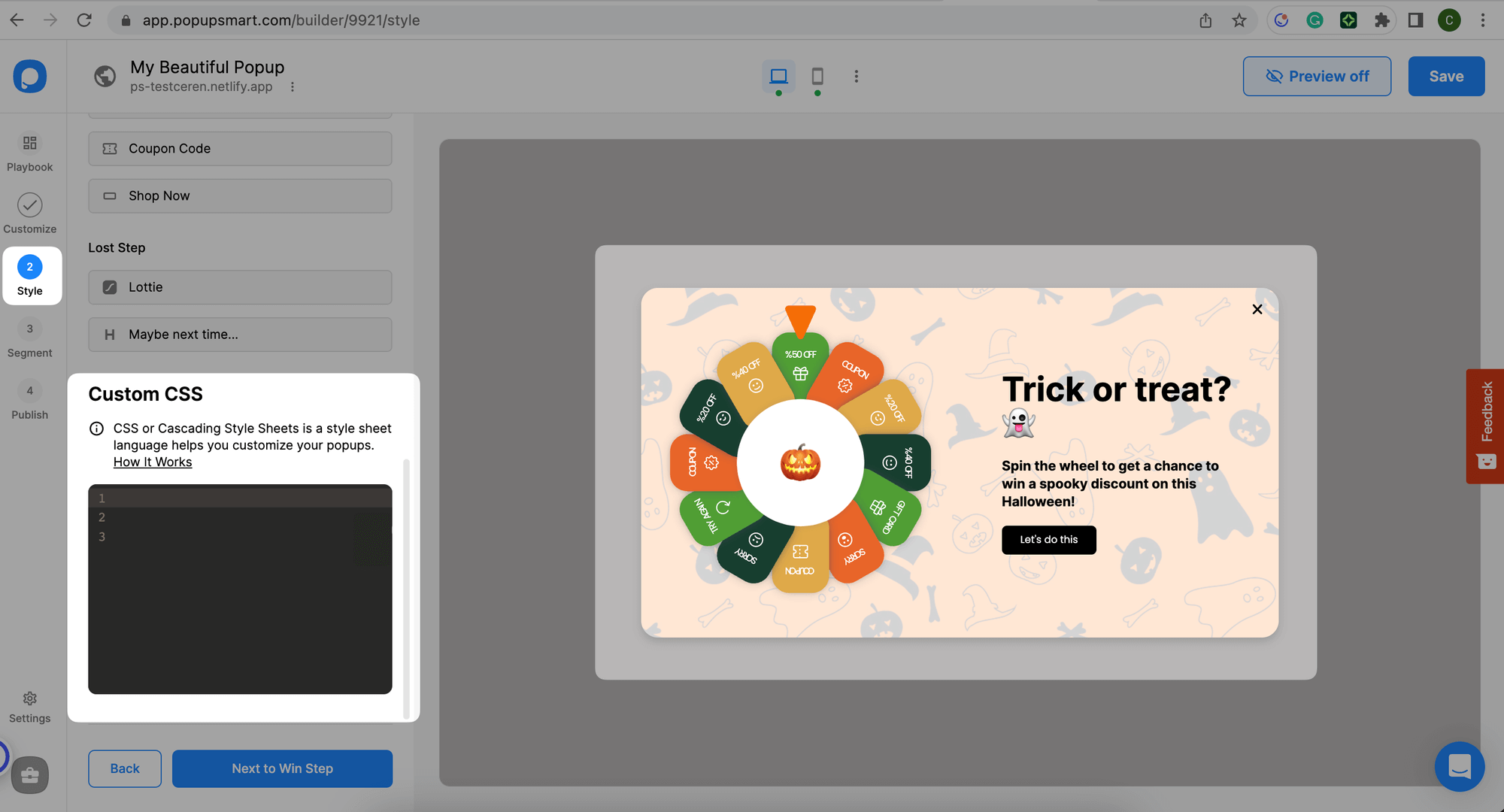 oyunlaştırma için custom css