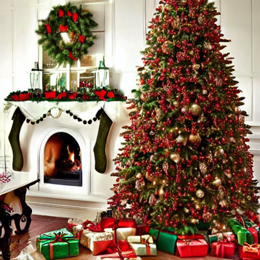 bilder von geschmückten weihnachtsbäumen