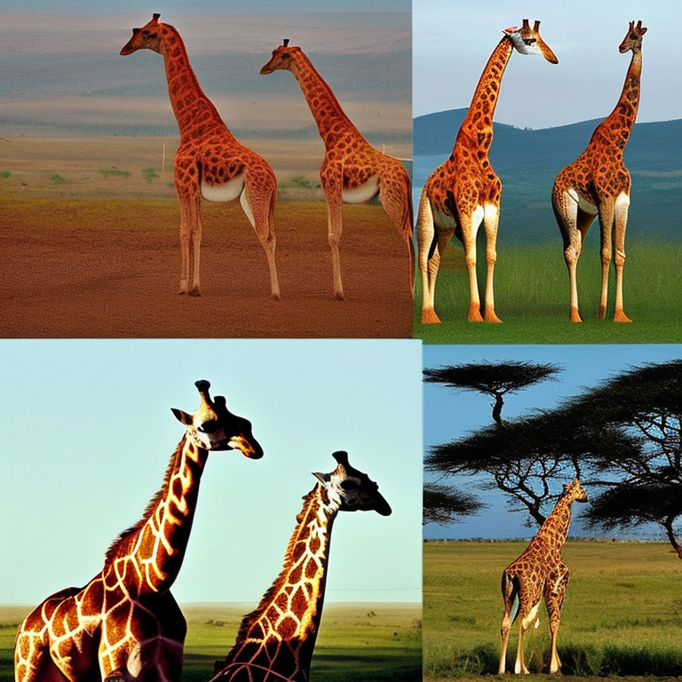 bilder von giraffen