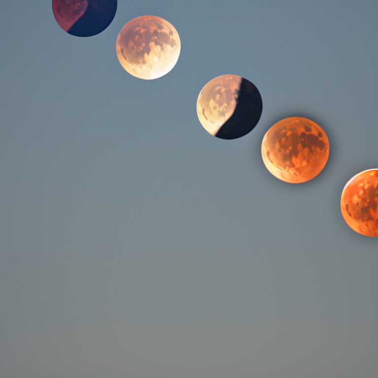 bilder von der mondfinsternis
