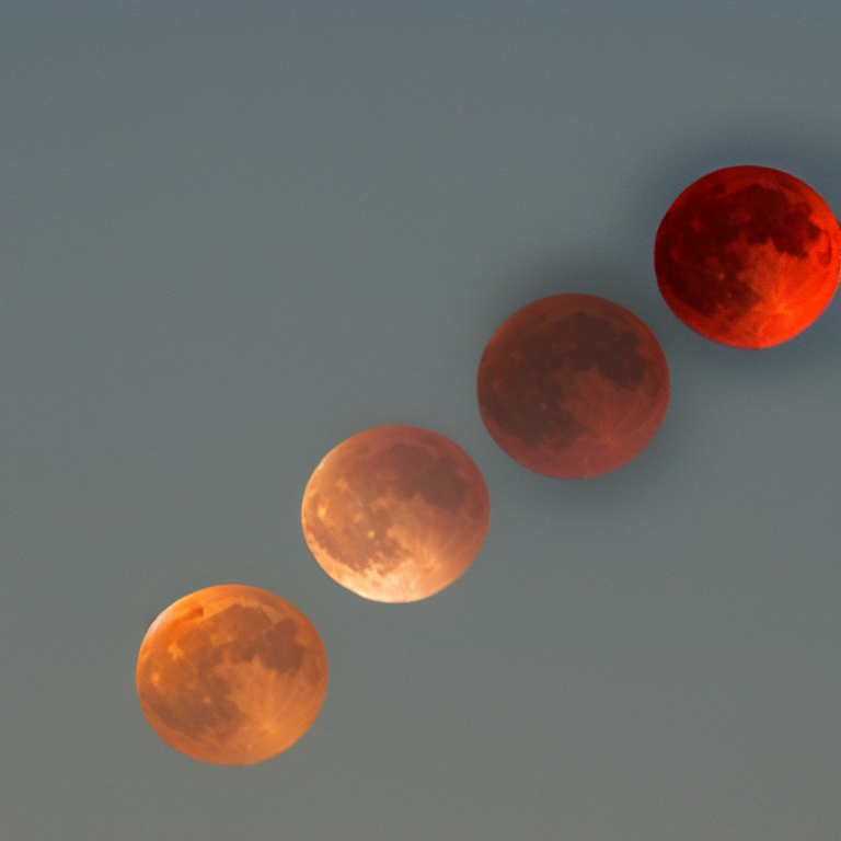 bilder von der mondfinsternis