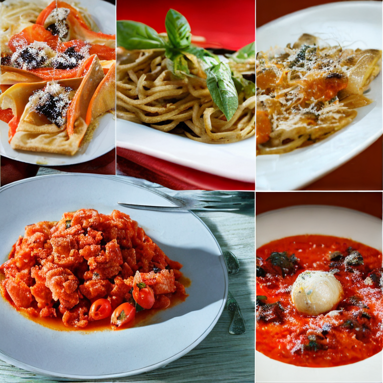 Bilder von italienischen Gerichten