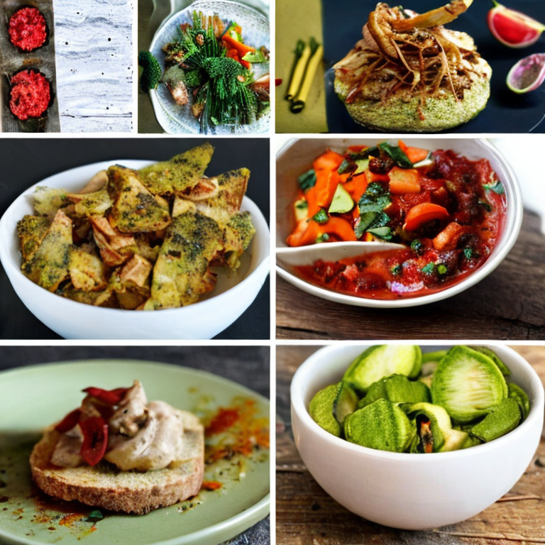 Bilder von veganen Gerichten
