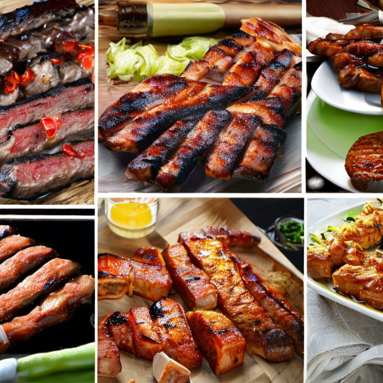 Bilder von Grillgerichten