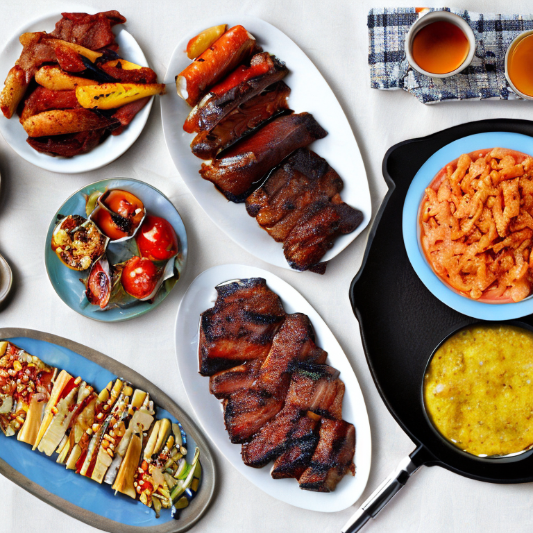 Bilder von Grillgerichten