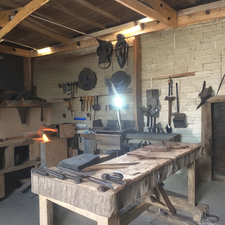 Bilder von Schmiedewerkstätten