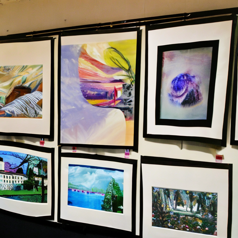 Bilder von Kunstausstellungen