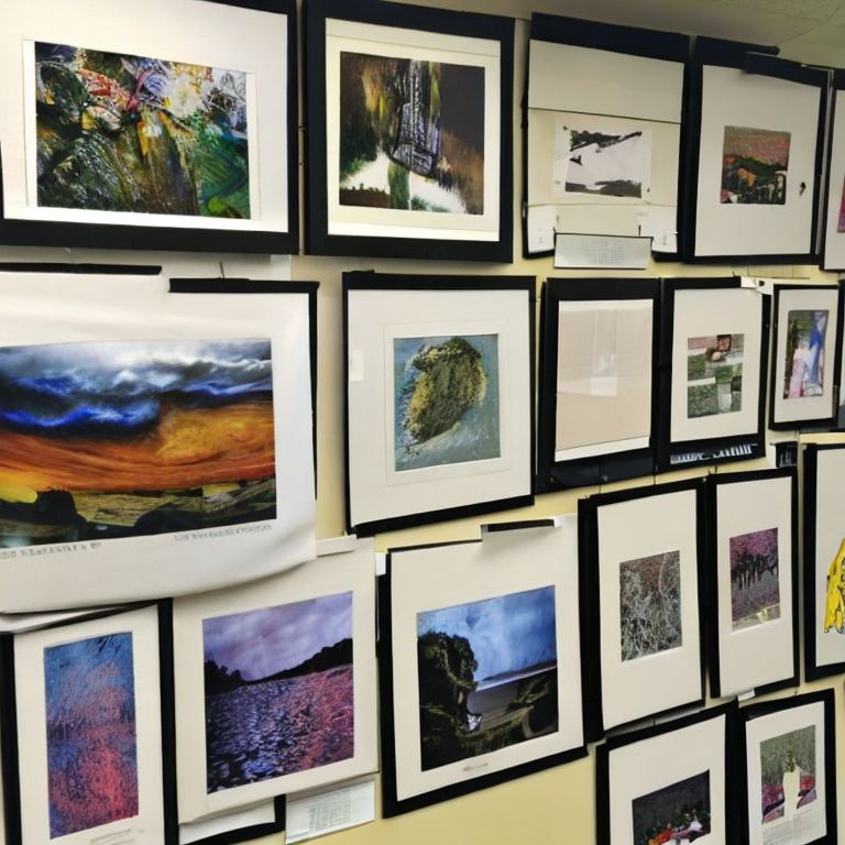 Bilder von Kunstausstellungen