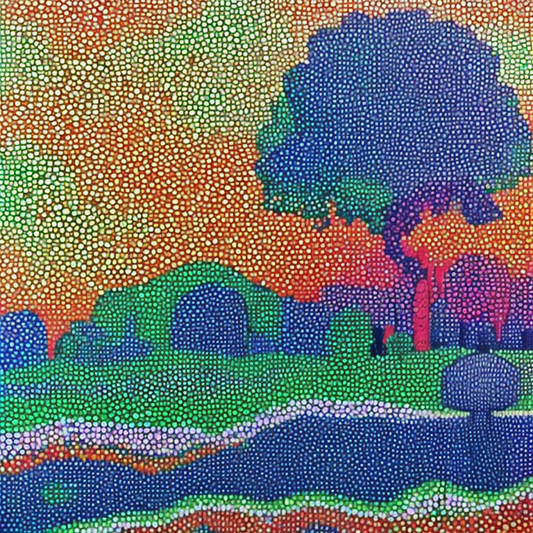 Bilder von Pointillismus