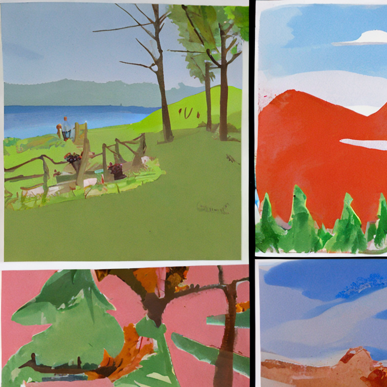 Bilder von Gouache