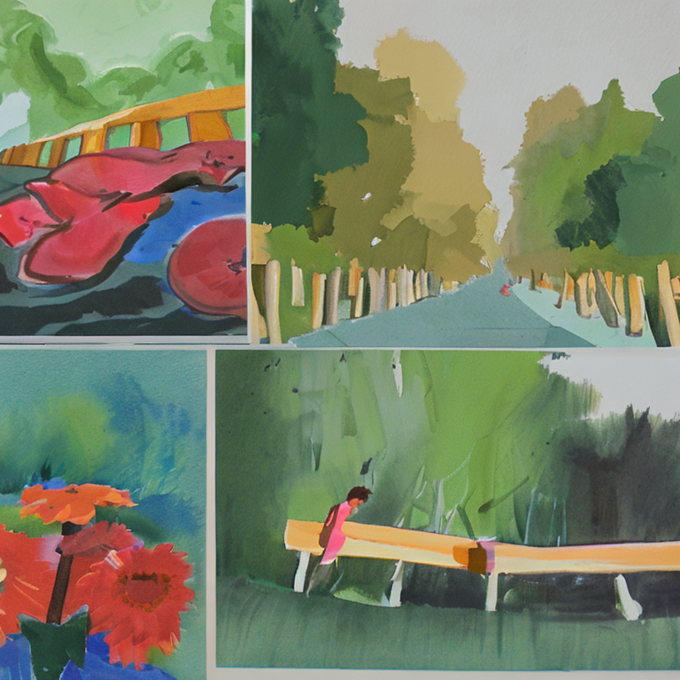 Bilder von Gouache