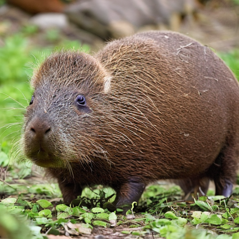 Bilder von Wasserschweinen
