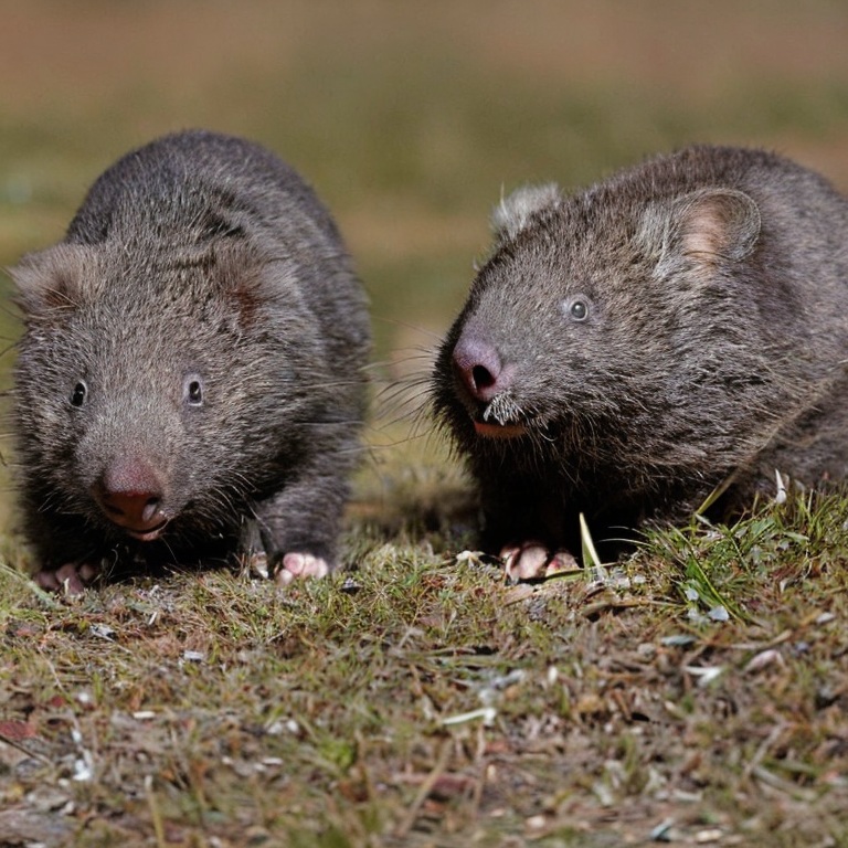Bilder von Wombats