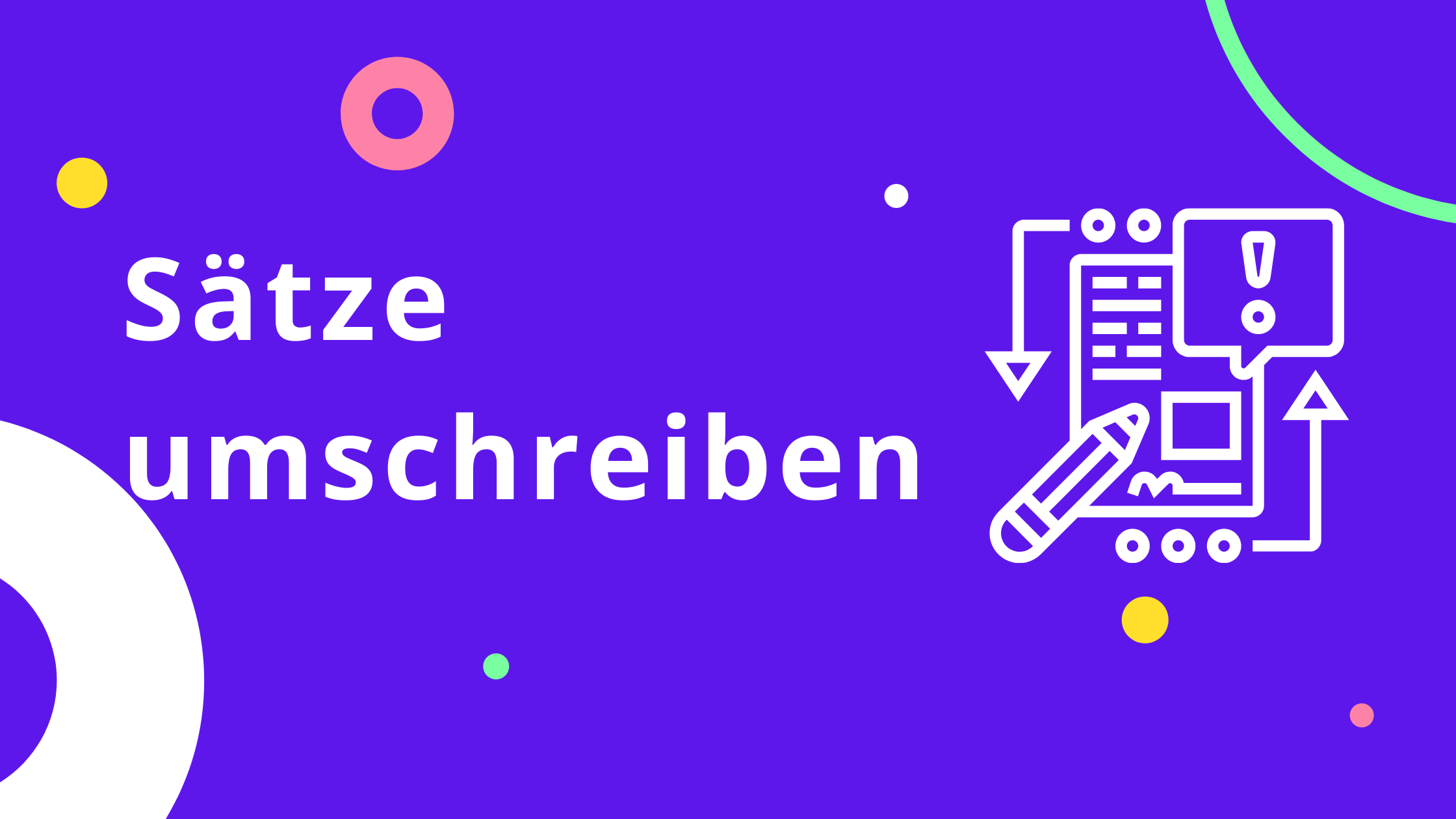 Sätze umschreiben lassen mit der Mindverse KI