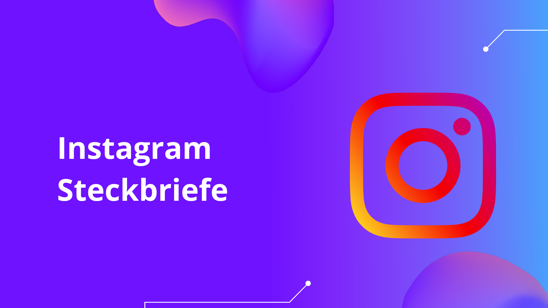 Tipps für einen gelungenen Instagram Steckbrief + Beispiele