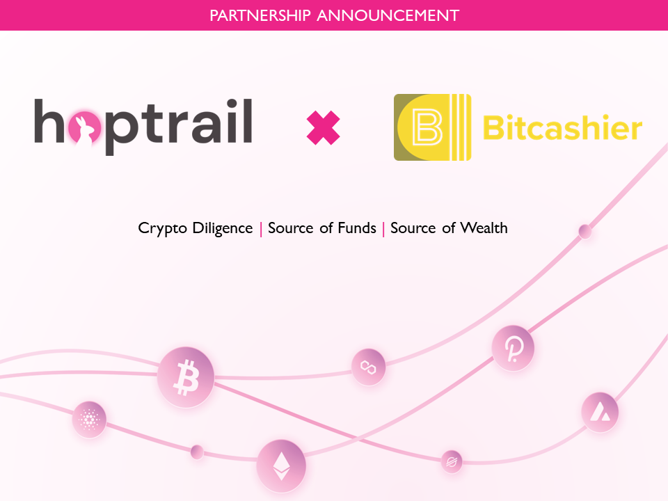 Hoptrail and Bitcashier partner to expand crypto SoW tools across property, yachts and luxury goods