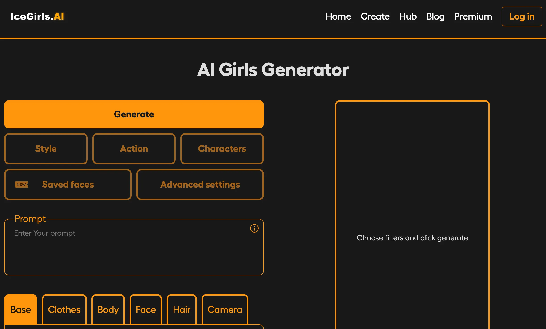 IceGirls.AI Homepage