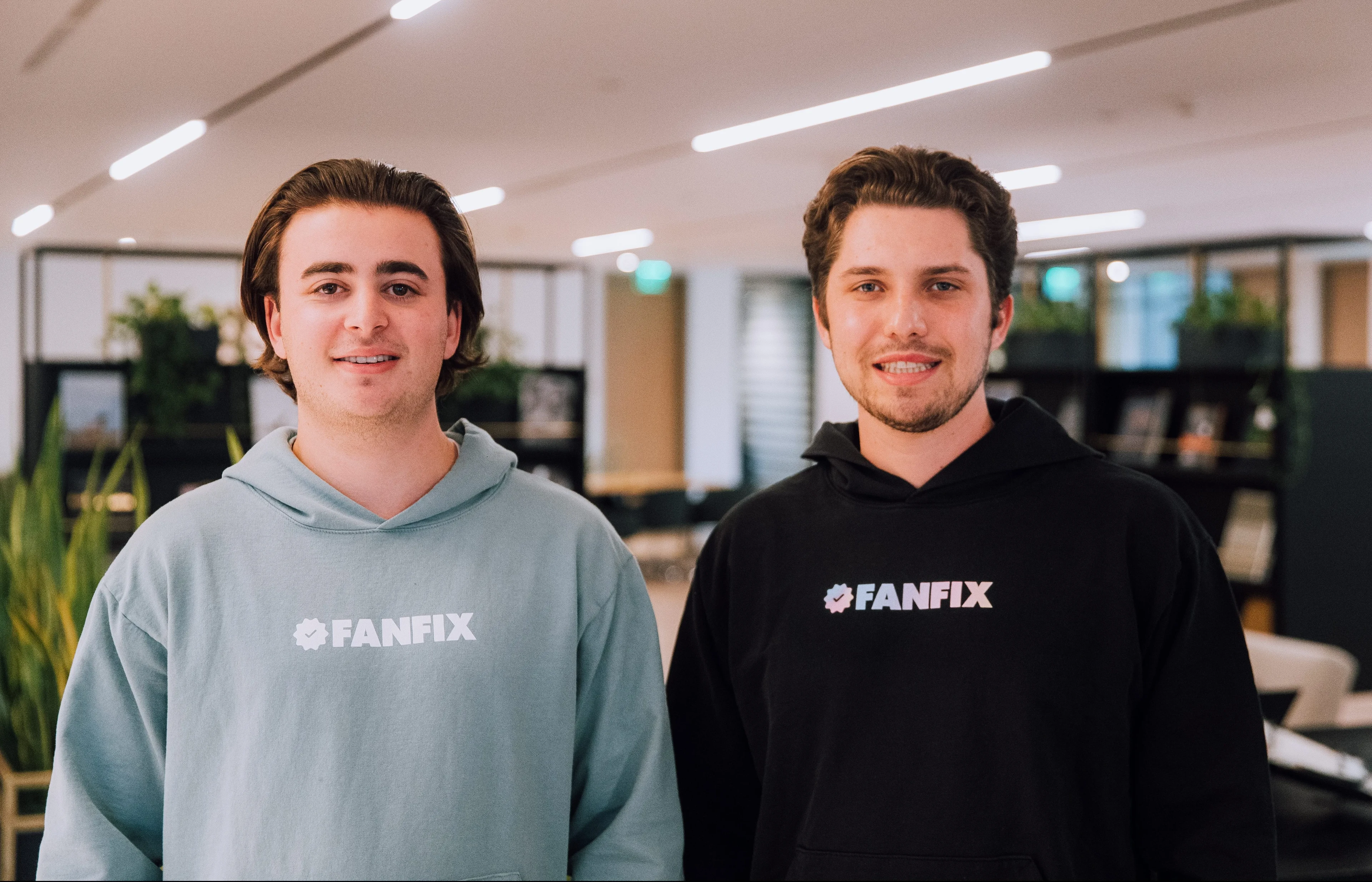 Fanfix founders Harry Gestetner and Simon Pompan