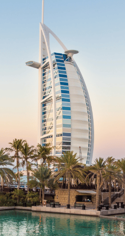 Black man with beard smiling in a blue background