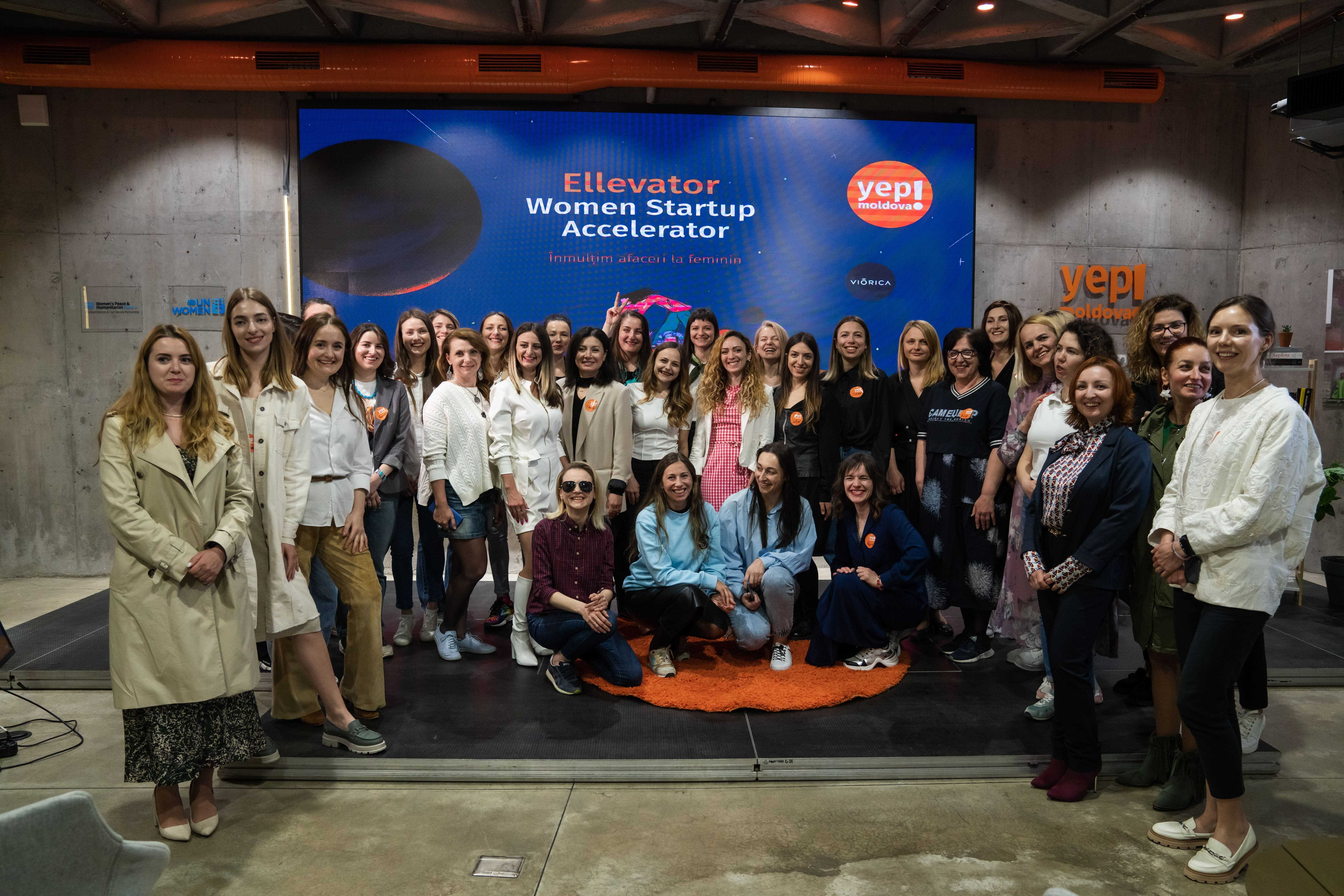 31 de echipe de femei și tineri din Moldova și Ucraina au ajuns în finala programului de susținere a afacerilor Ellevator. Women Accelerator
