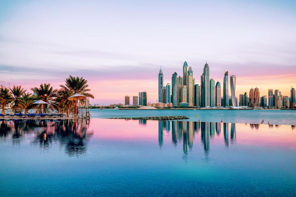 Luxurious beachfront hotel with elegant interiors at Dukes The Palm