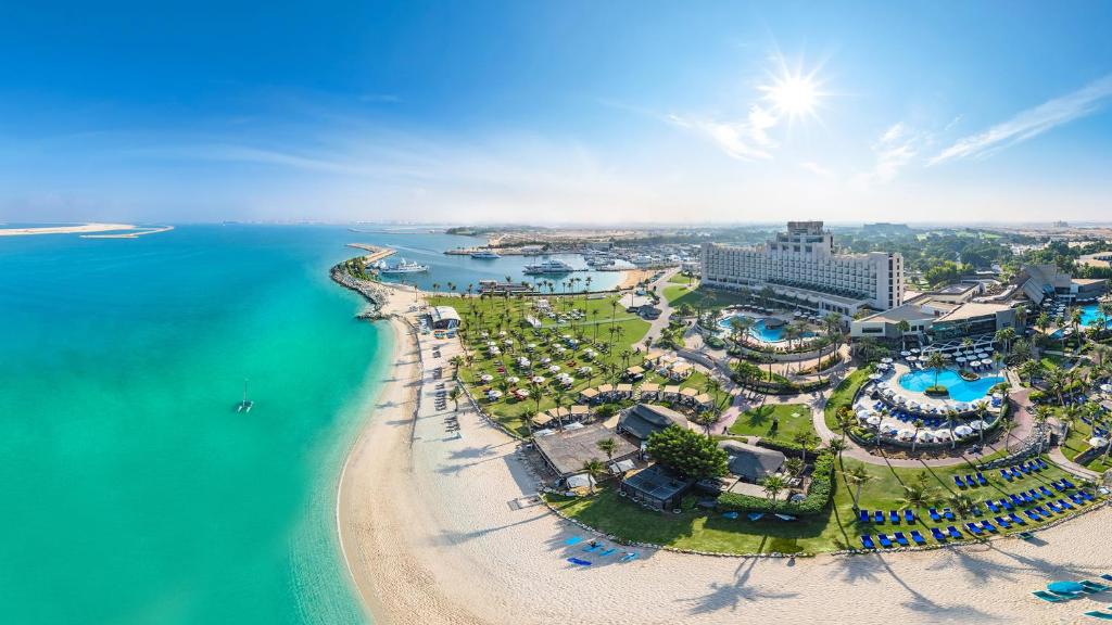 Luxurious beachfront resort with modern amenities at JA Beach Hotel