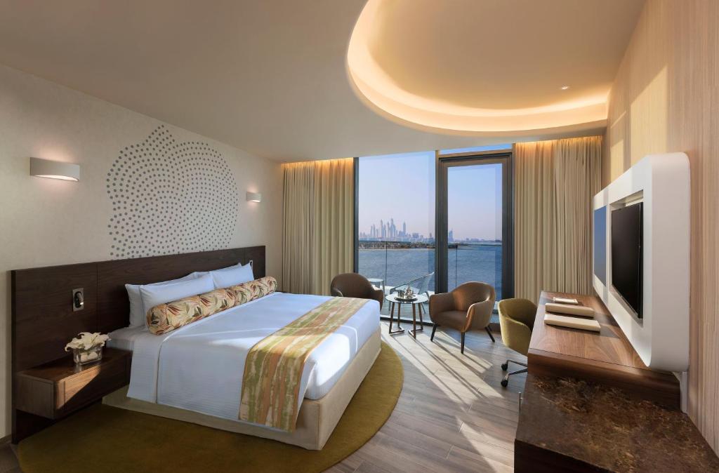 Luxurious wellness resort with modern amenities at The Retreat Palm Dubai