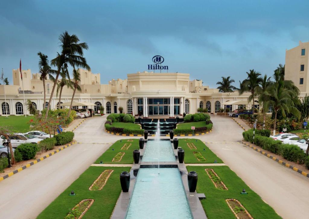 Luxurious beachfront resort with modern amenities at Hilton Salalah Resort