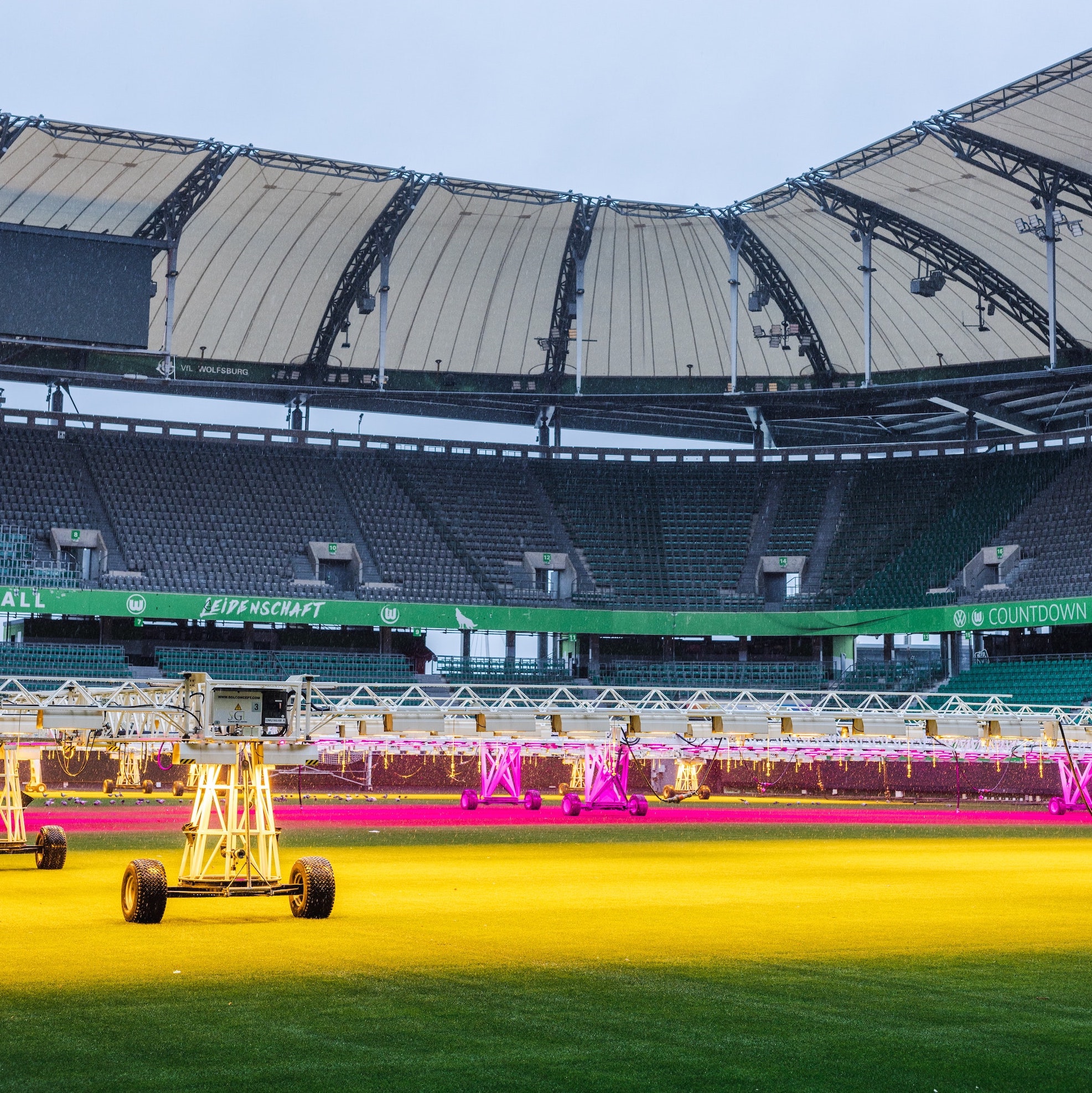 Starting the new season in front of a big crowd