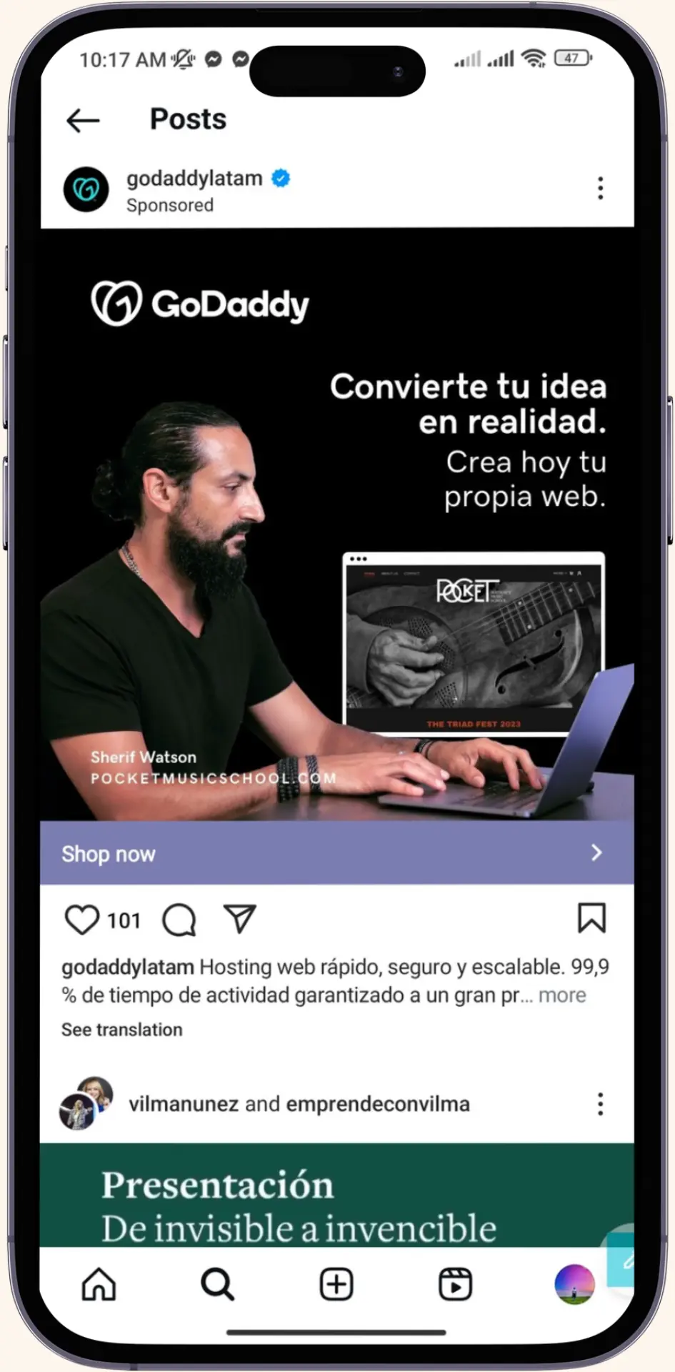 Instagram Profile Feed
