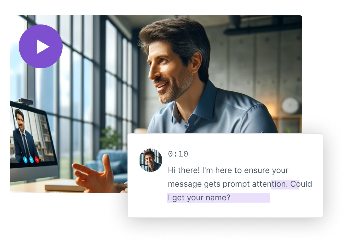 Personalized interaction 24/7 with AI