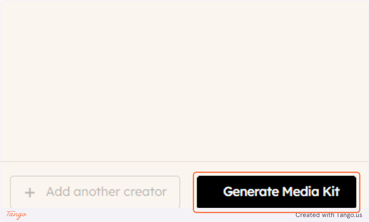 Click on Generate Media Kit