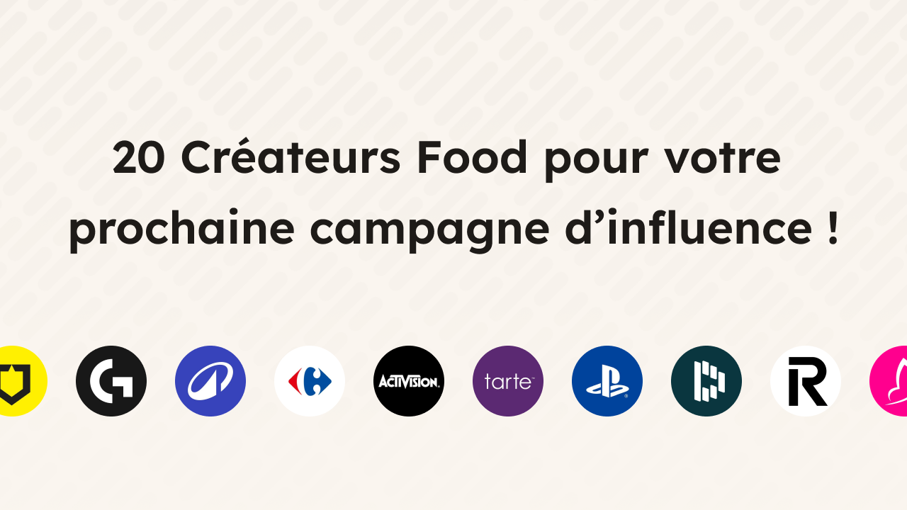 Influence et Gastronomie : 20 Créateurs Food à Surveiller en 2024
