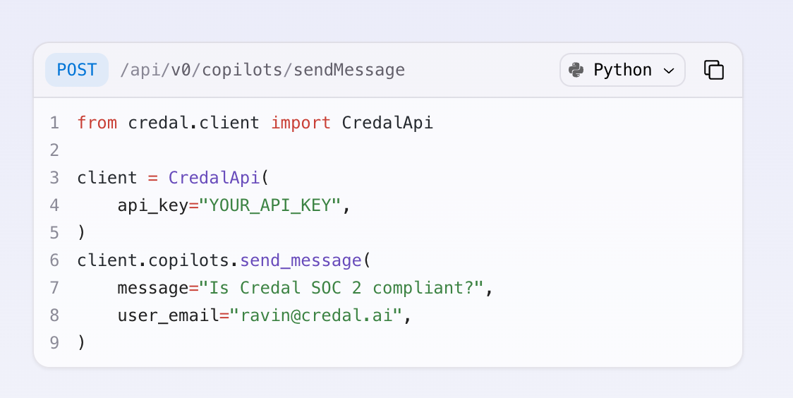 Announcing Credal's API SDKs