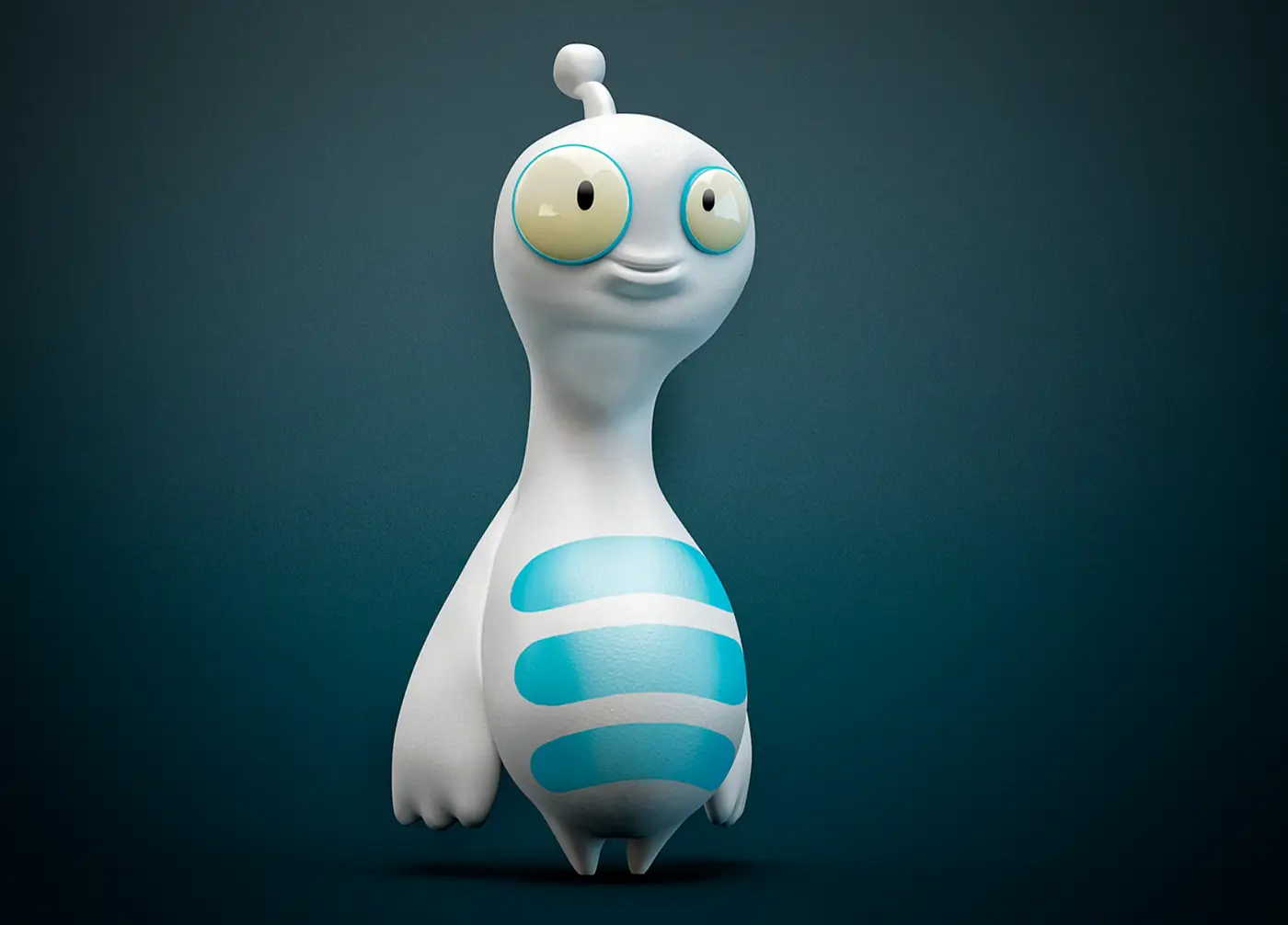 This little guy is the good one of the story.