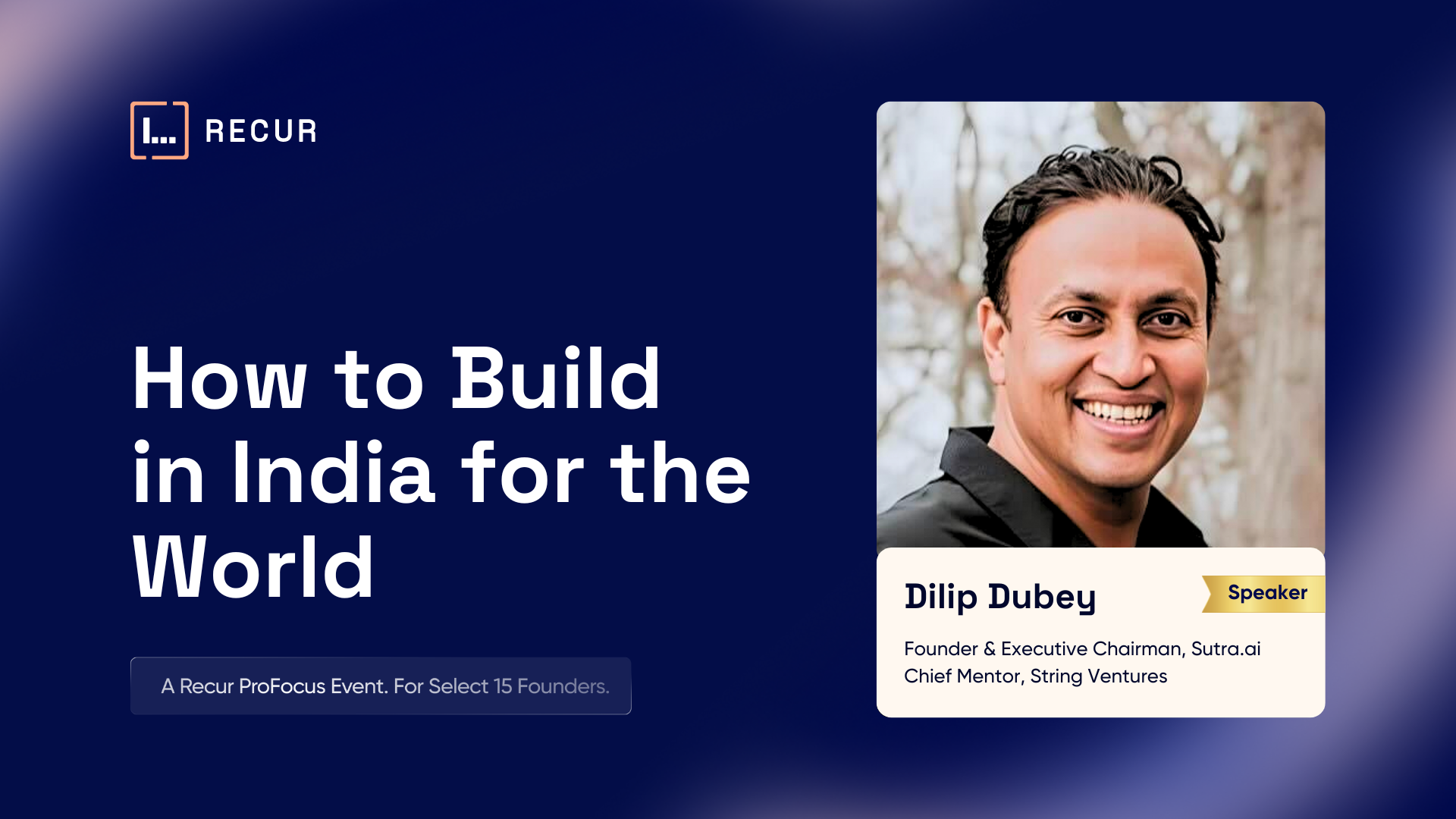 How to Build in India for the World