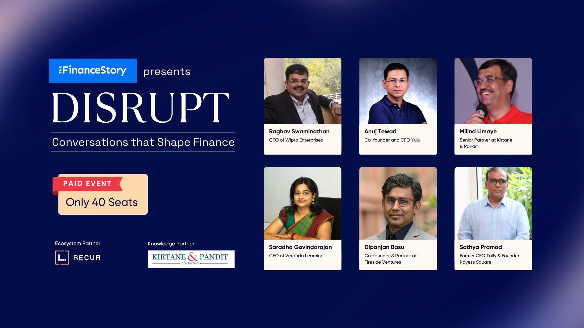 DISRUPT | Conversations that Shape Finance