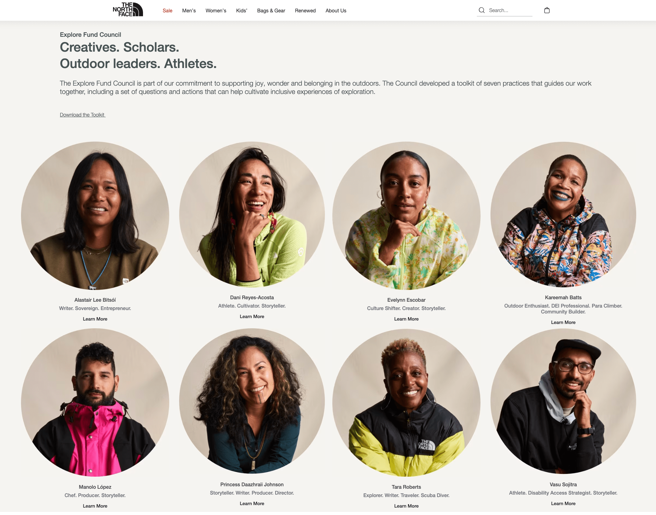 North Face Explorer Fund Council