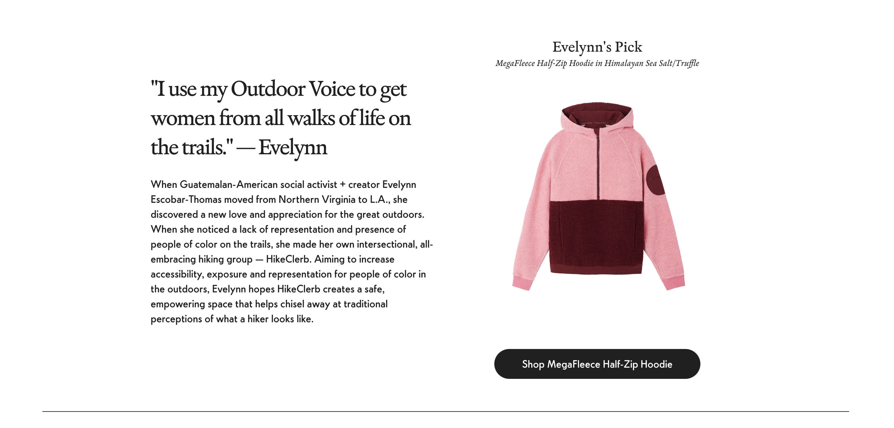 Outdoor Voices Mega Fleece