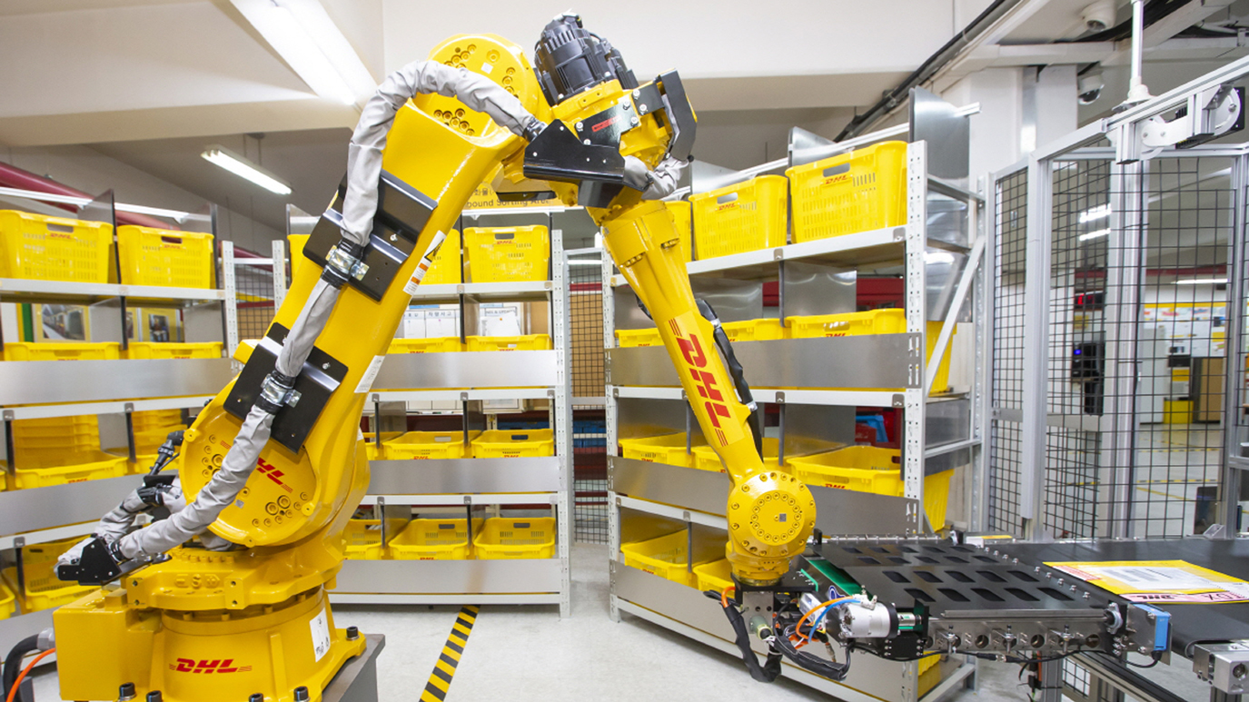 DHL's AI-powered self-sorter