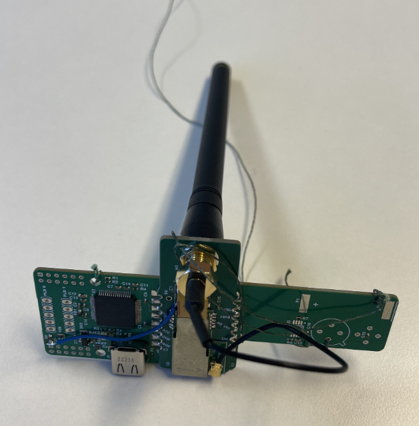 Office side radio module (similar setup was used on the balloon)