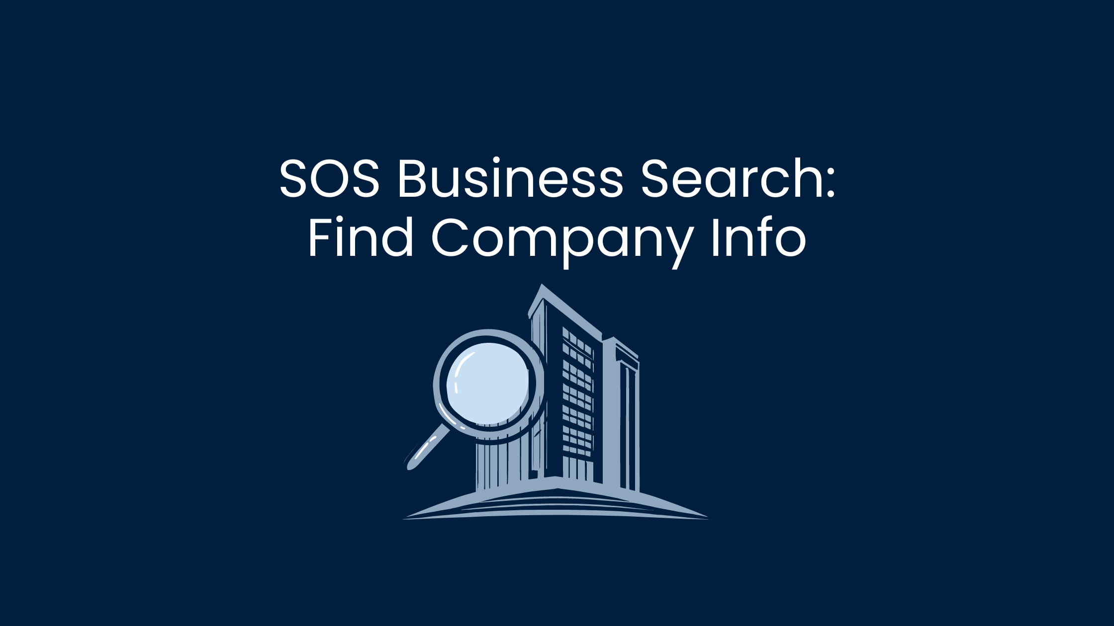 Secretary of State Business Search Guide