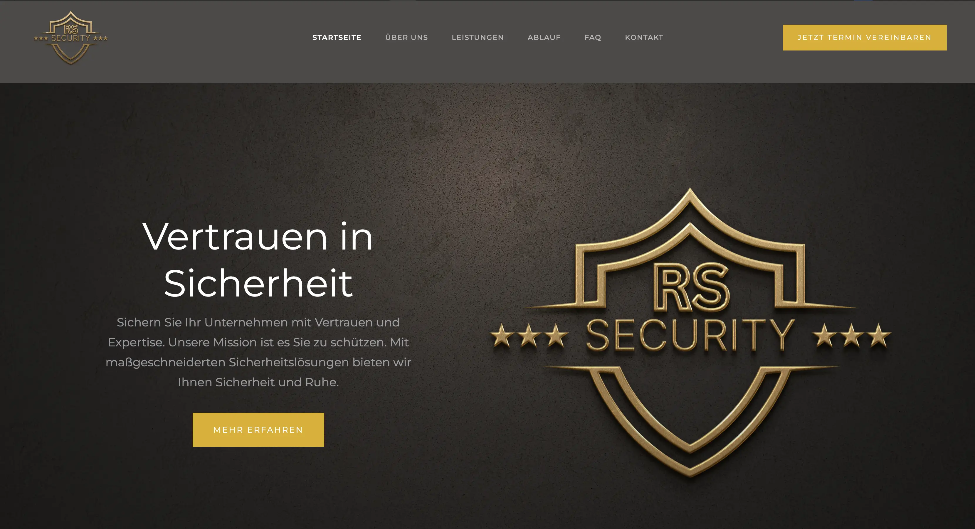RS Security – Professionelle Sicherheitslösungen für Ihr Unternehmen
