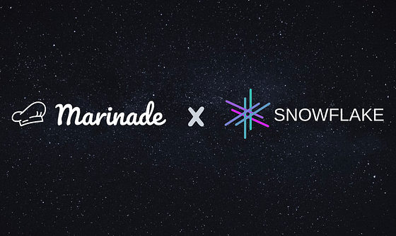 Partnership Announcement: Snowflake integrates Marinade Finance’s mSOL liquid staking
