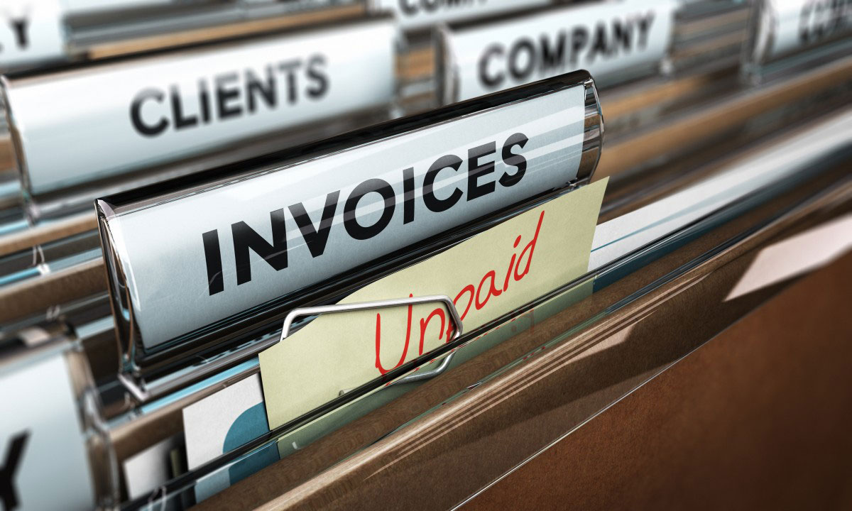 unpaid invoices