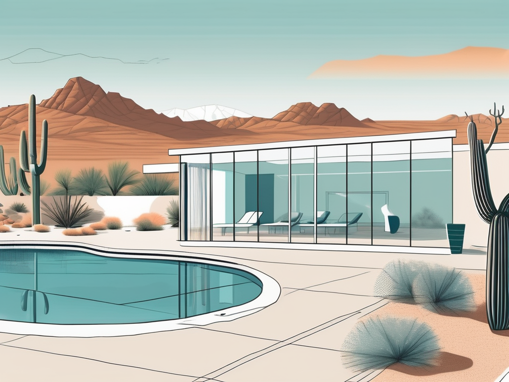 building with pool