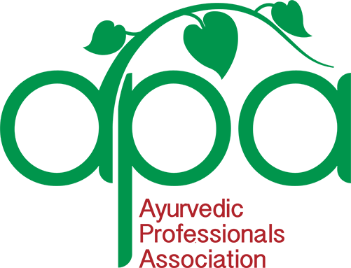 APA Accredited Ayurvedic Practitioner certification logo