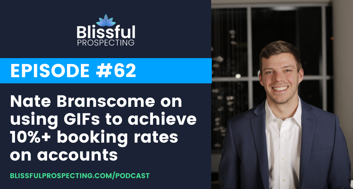 Podcast 62: Nate Branscome on using GIFs to achieve 10%+ booking rates on accounts