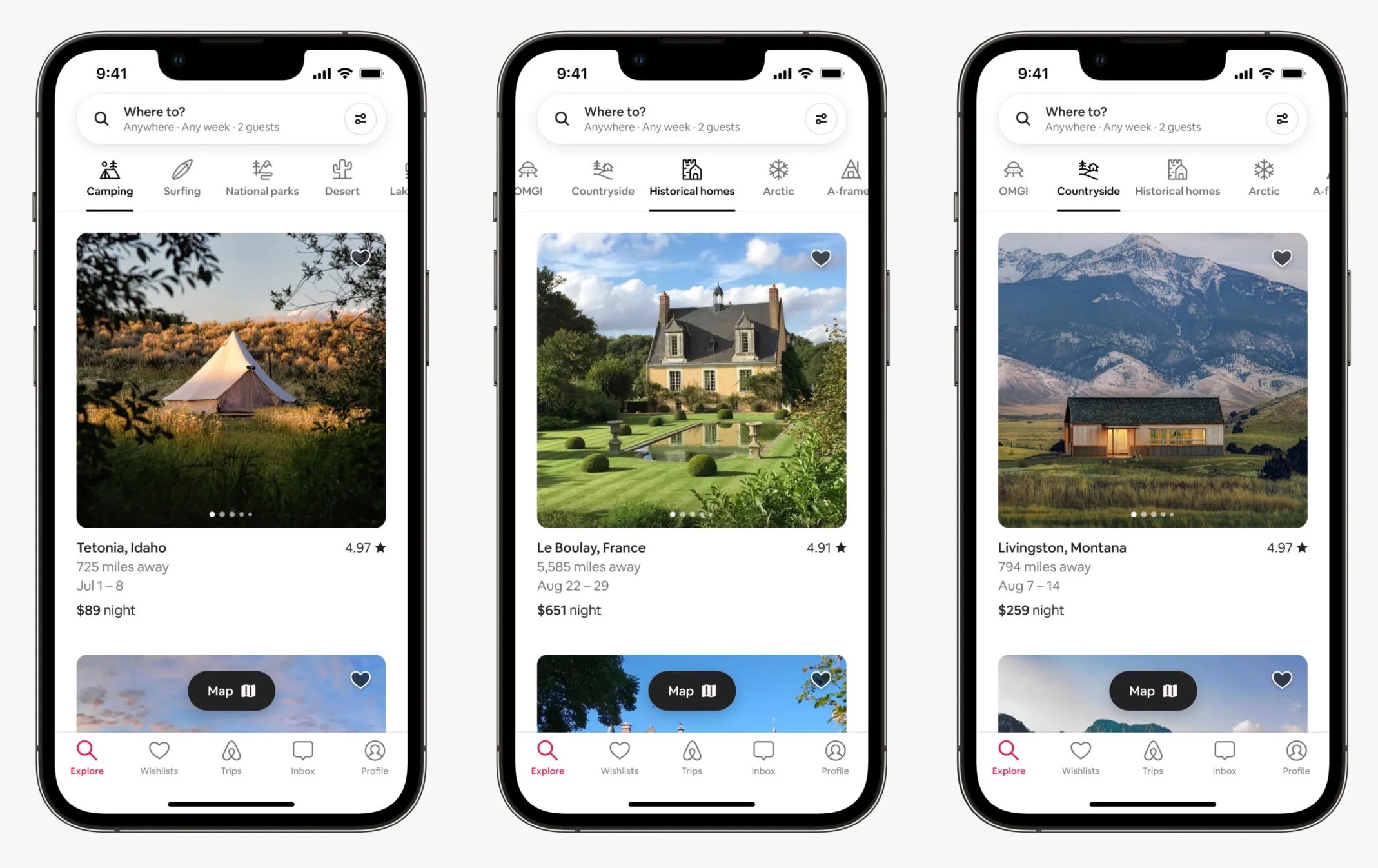 Discovery-based experiences like Airbnb Categories are those which companies attempt to predict what a user wants to engage with without an explicit search query.