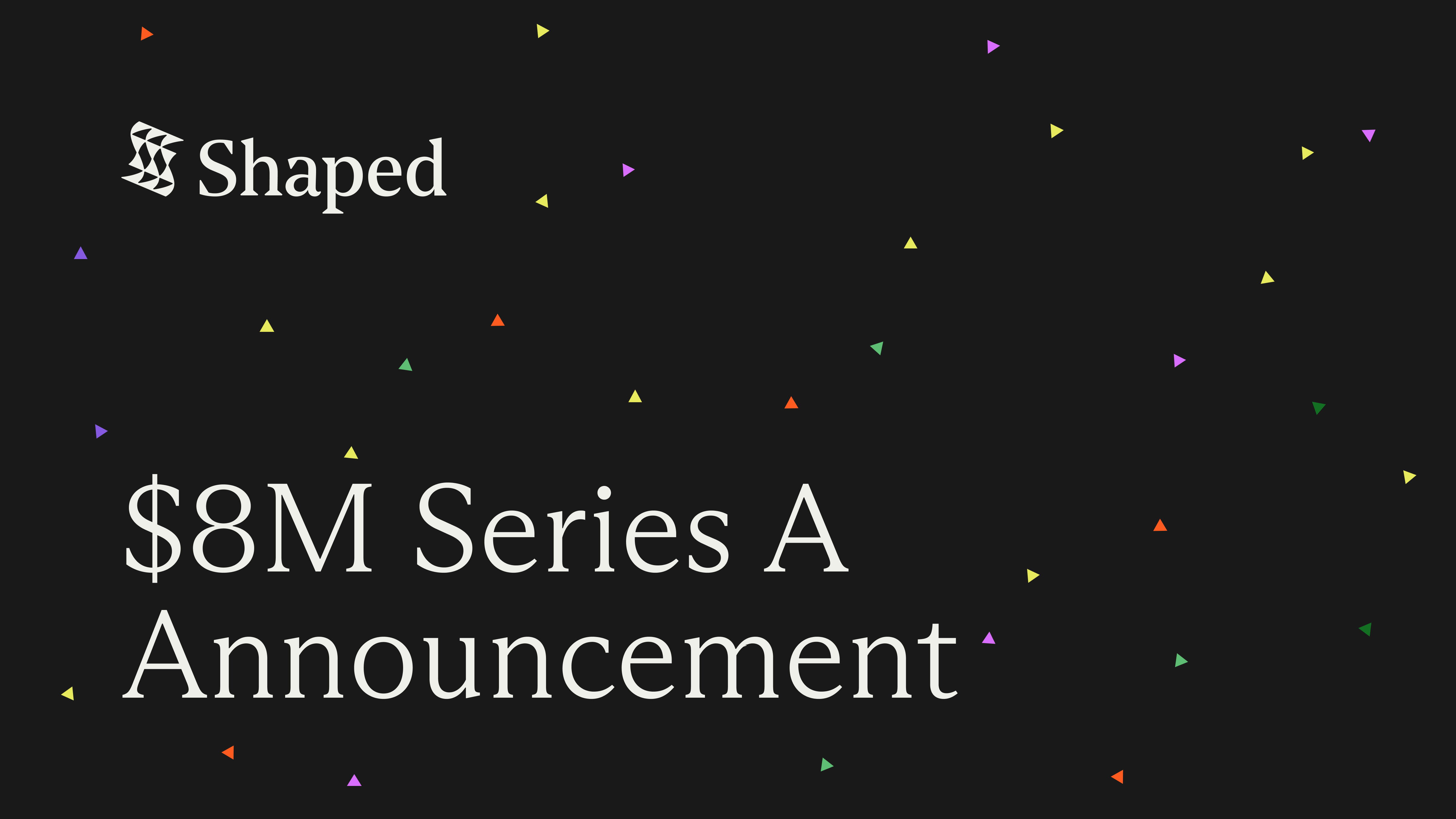 Shaped Raises Series A, Launches Self-Serve Platform to Power the Future of AI-Driven Recommendations & Search